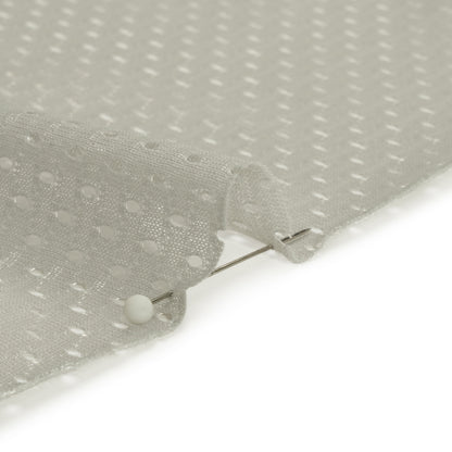 Polyester Athletic Mesh - Silver - Heracles Collection Folded