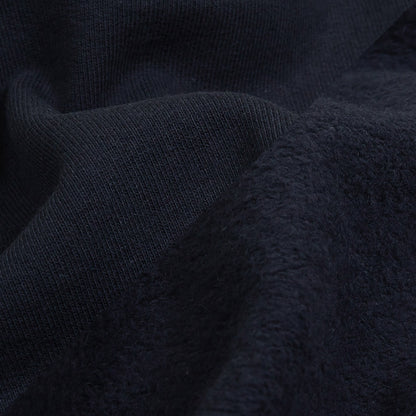 Cotton Fleece Backed Jersey - Navy - Leida Collection Detail