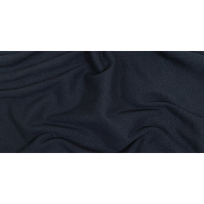 Navy Tubular Cotton 1x1 Rib Knit - Full