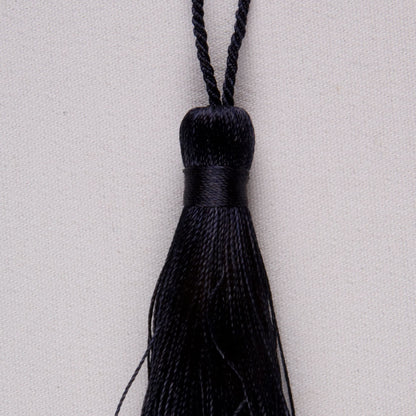 3.5" Navy Basic Tassel Detail