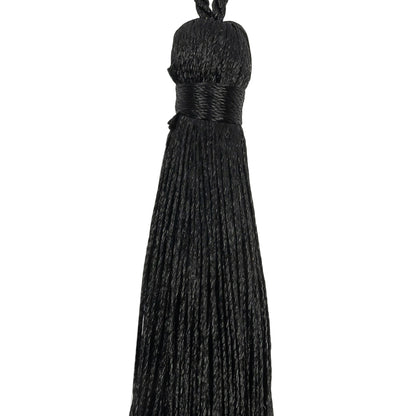 3.5&amp;quot; Black Basic Tassel - Detail