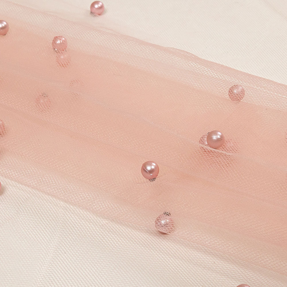 Sylvie Mellow Rose Beaded Tulle - Full