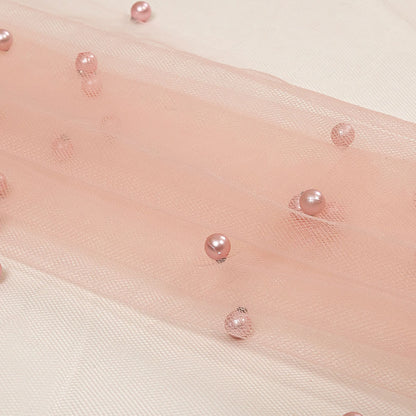 Sylvie Mellow Rose Beaded Tulle - Full