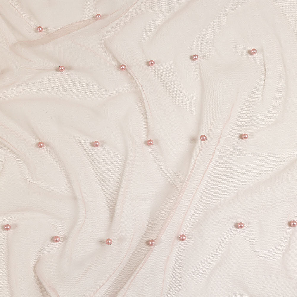 Sylvie Mellow Rose Beaded Tulle