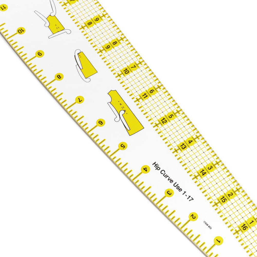 Dritz Styling Design Ruler with Illustrations