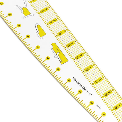 Dritz Styling Design Ruler with Illustrations