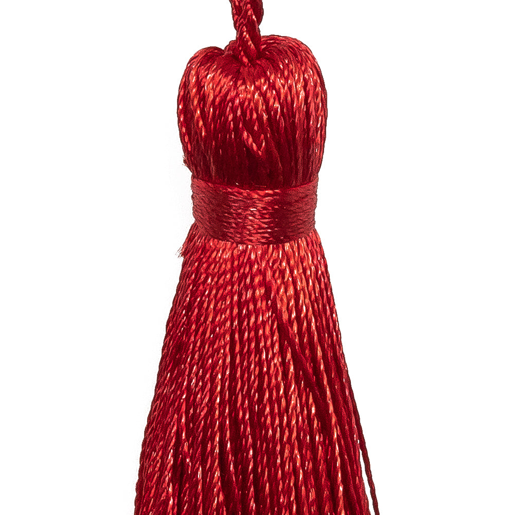 3.5 Red Basic Tassel - Detail