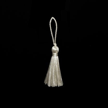 2 Ivory Basic Tassel