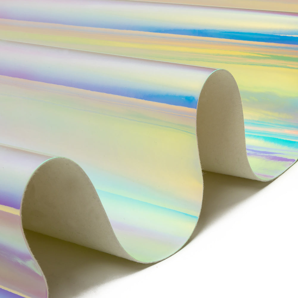 Kiki Iridescent Pink, Lilac and Blue Fabric-Backed Vinyl - Full