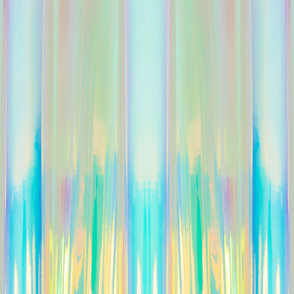Kiki Iridescent Pink, Lilac and Blue Fabric-Backed Vinyl
