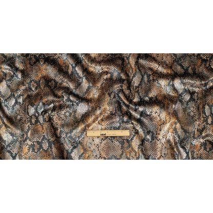 Goldeneye Snakeskin Diamond Textured Polyester Velvet - Full