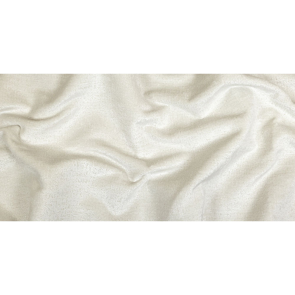 Snow White Acrylic and Polyester Upholstery Chenille - Full
