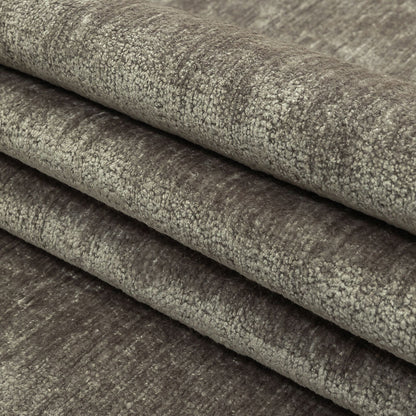 Cement Acrylic and Polyester Upholstery Chenille - Folded