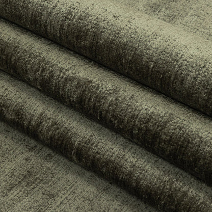 Olivine Acrylic and Polyester Upholstery Chenille - Folded