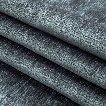Denim Acrylic and Polyester Upholstery Chenille - Folded