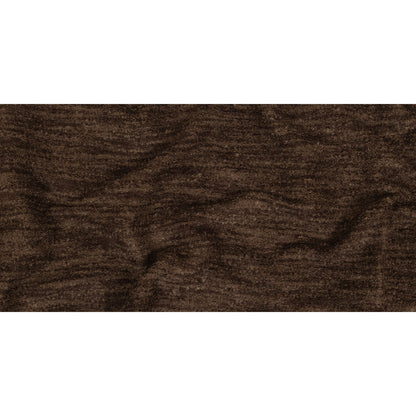 Chocolate Striated Upholstery Boucle with Tan Woven Backing - Full