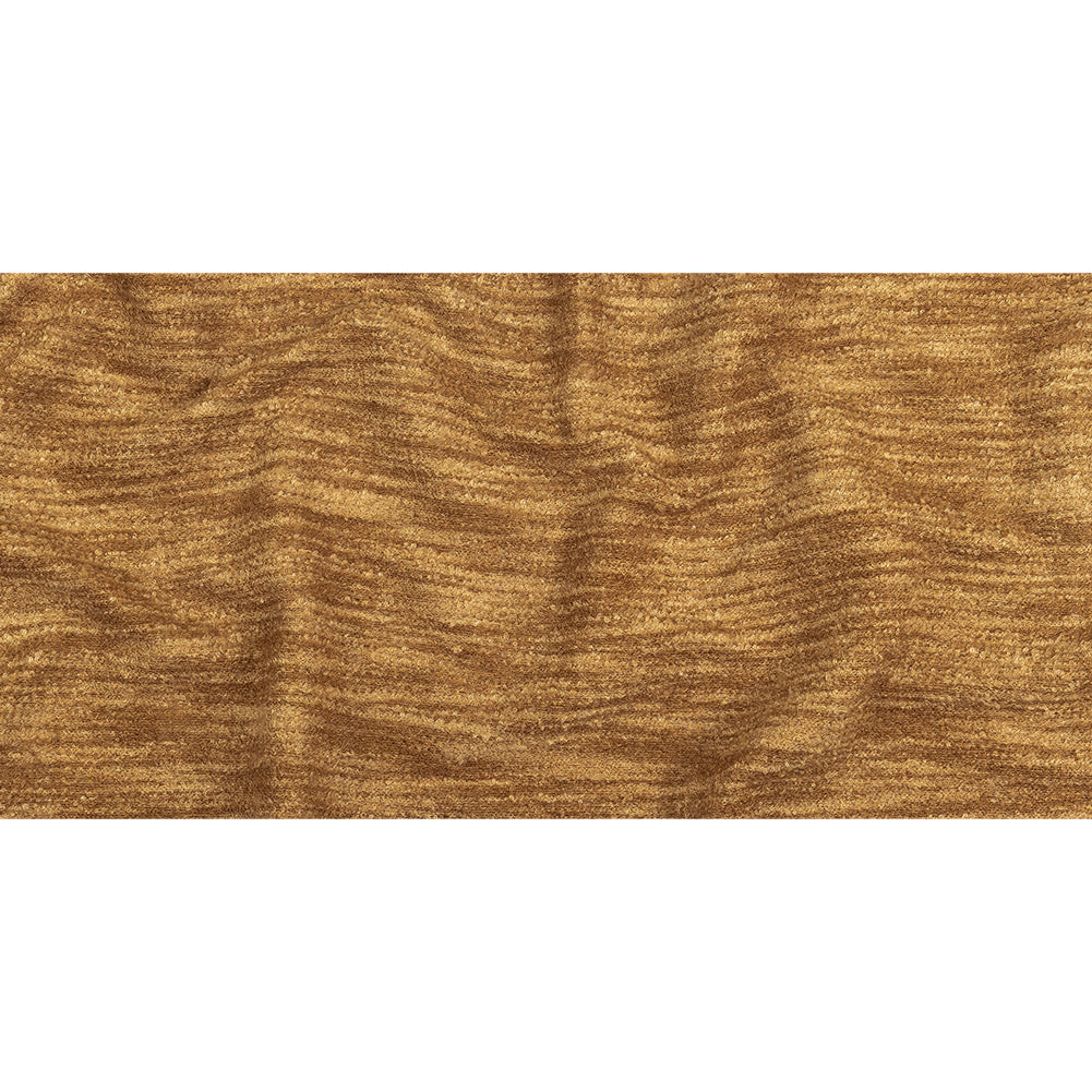 Sandstone Striated Acrylic and Cotton Boucle with Tan Woven Backing - Full