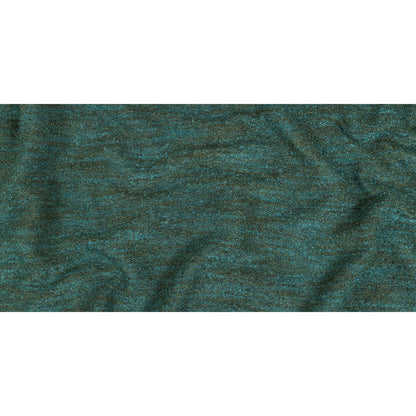 Marine Striated Acrylic and Cotton Boucle with Tan Woven Backing - Full