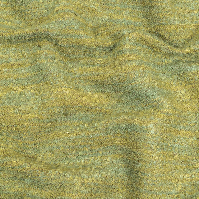 Willow Striated Acrylic and Cotton Boucle with Tan Woven Backing