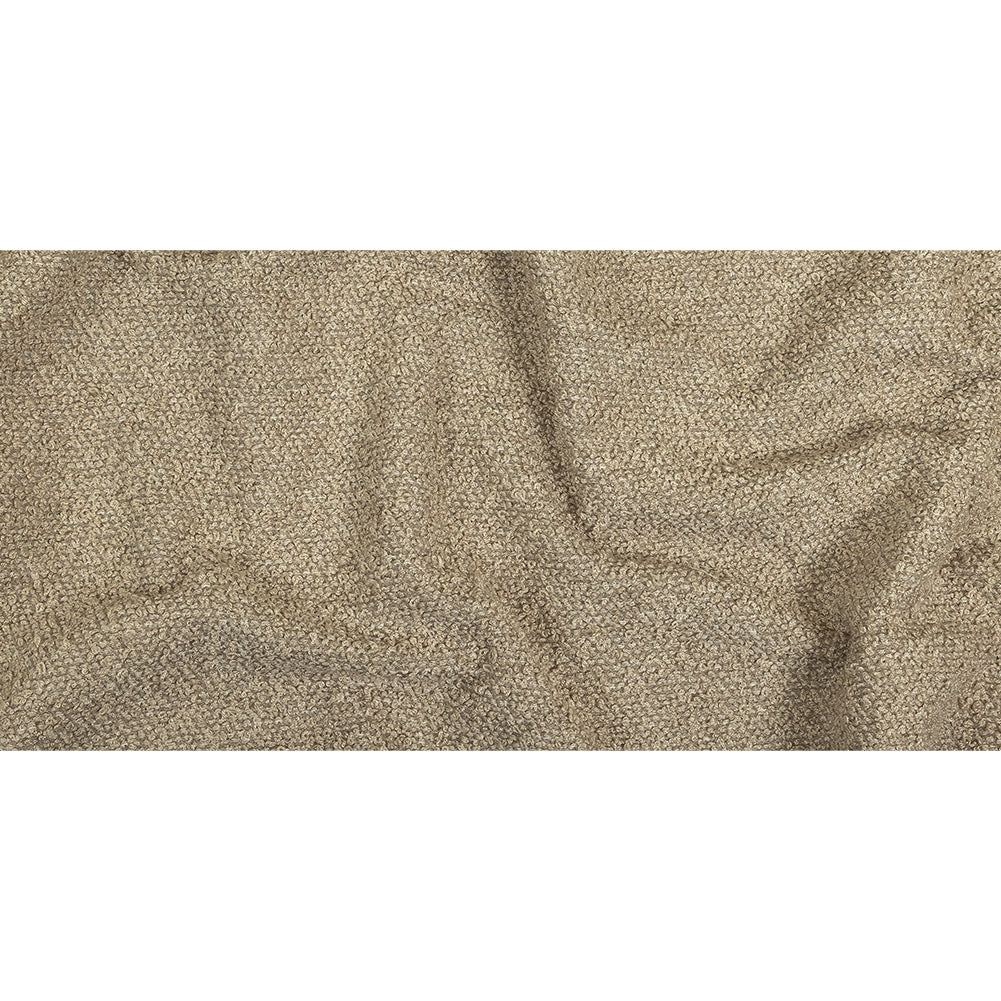 Beige Tactile Blended Wool Boucle - Full