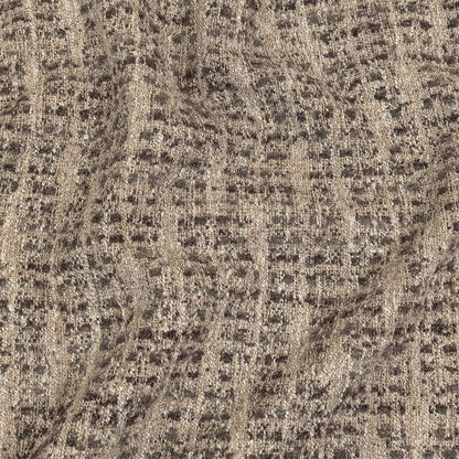 Mocha Spotted Viscose Boucle