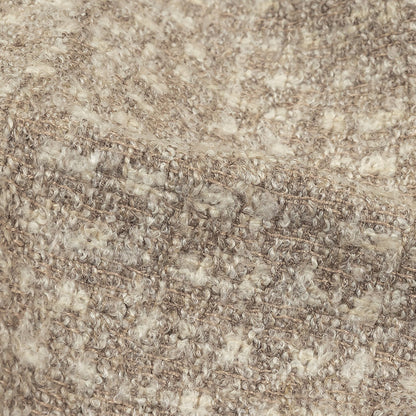 Almond Milk Spotted Viscose Boucle Detail