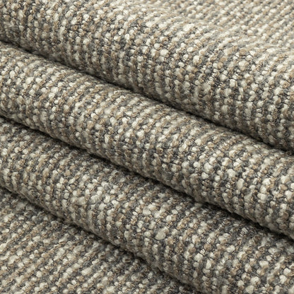 Mineral Striped Acrylic Upholstery Boucle - Folded