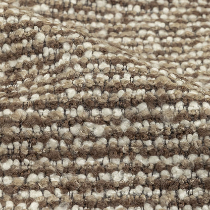 Stone Striped Acrylic Upholstery Boucle - Detail