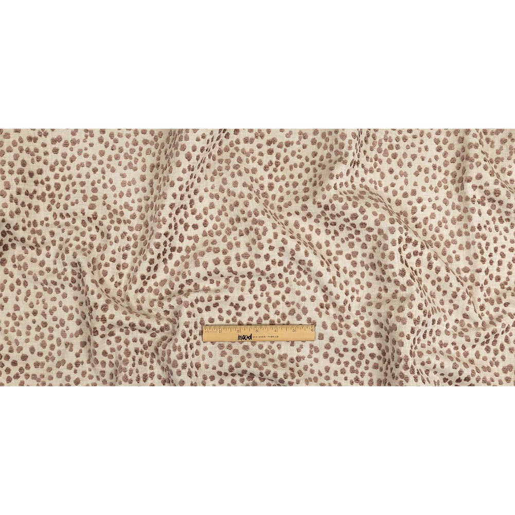 Rosewater Raised Spots Acrylic Chenille Woven - Full