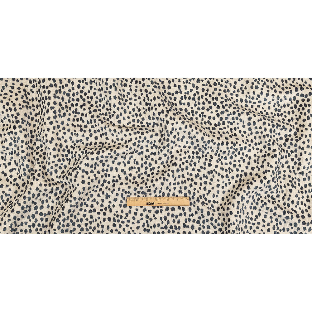 Sapphire Raised Spots Acrylic Chenille Woven - Full