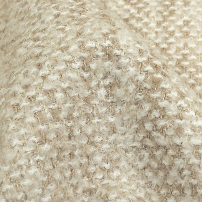 Cream Tweedy Upholstery Boucle - Detail