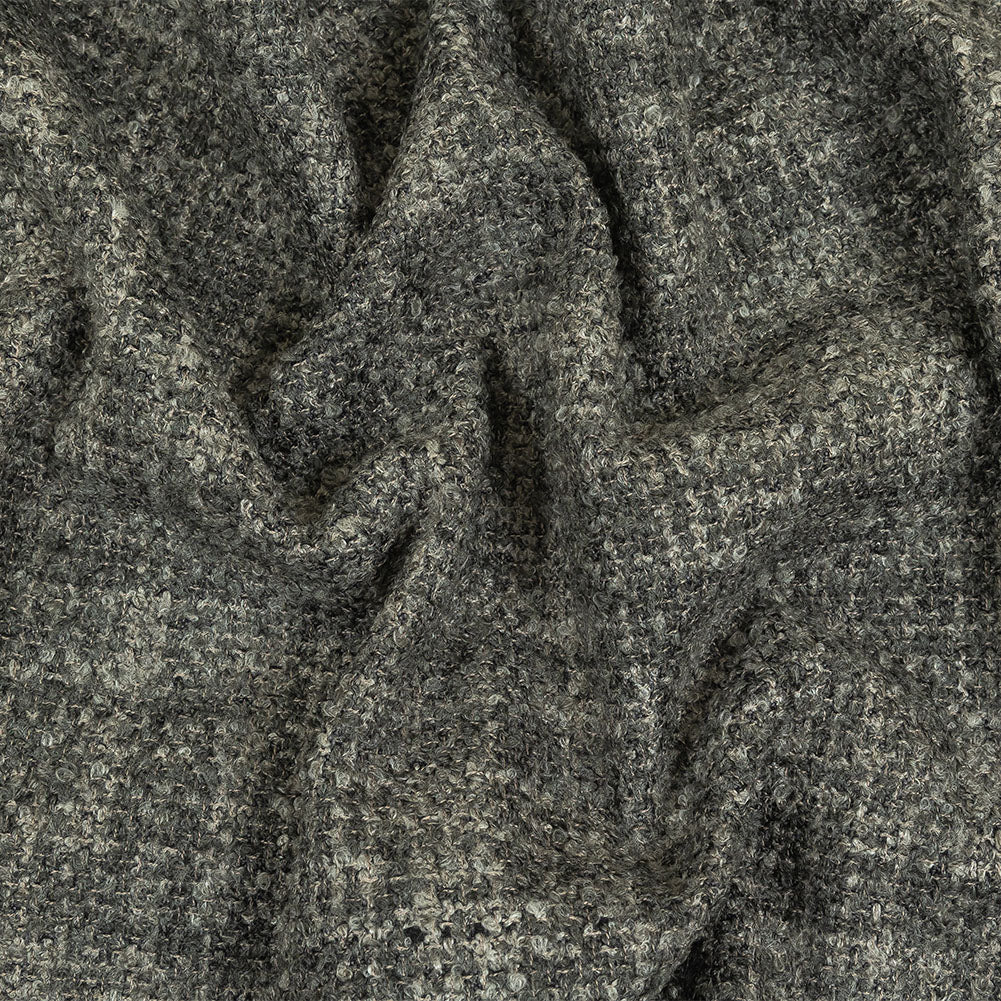 Graphite Tweedy Upholstery Boucle
