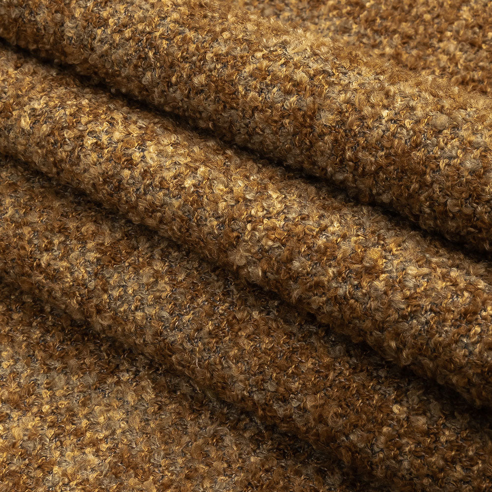 Tigers Eye Tweedy Upholstery Boucle Folded