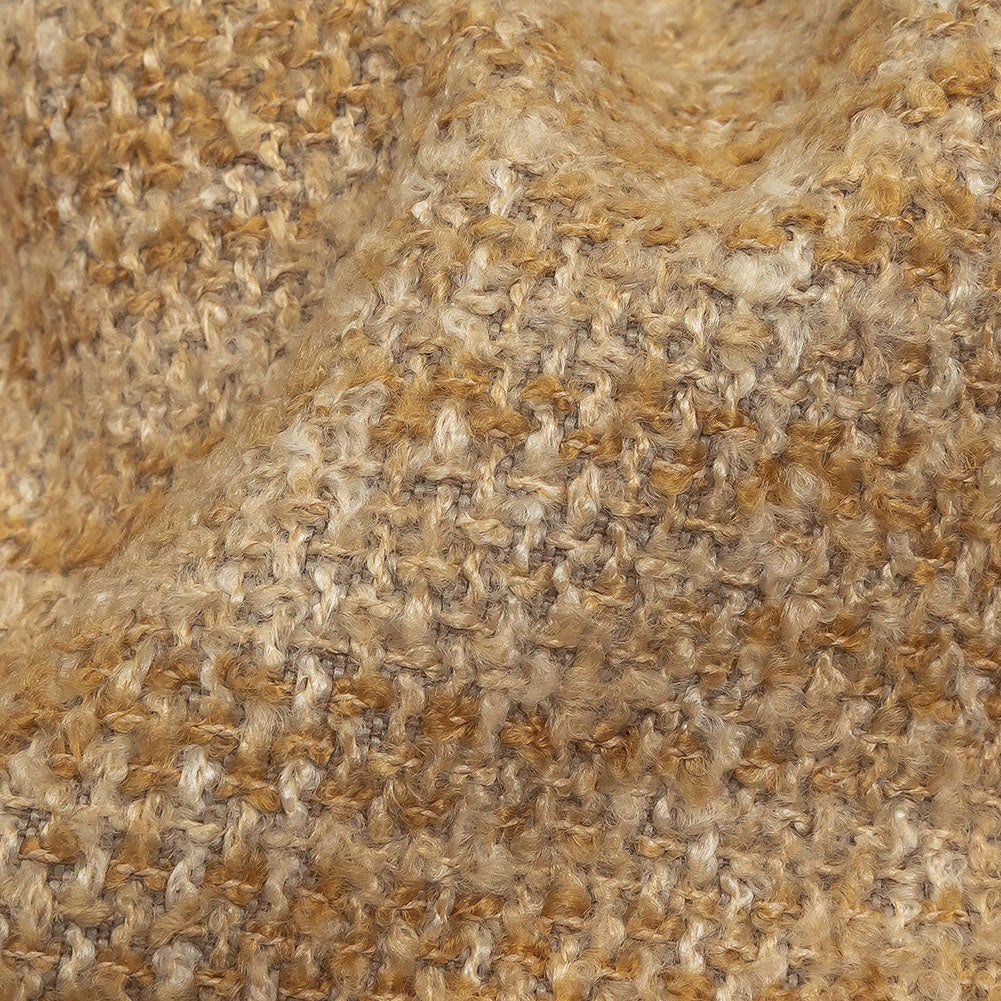 Honey Tweedy Upholstery Boucle - Detail