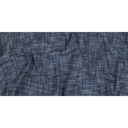 Indigo Tweedy Acrylic and Cotton Boucle Full