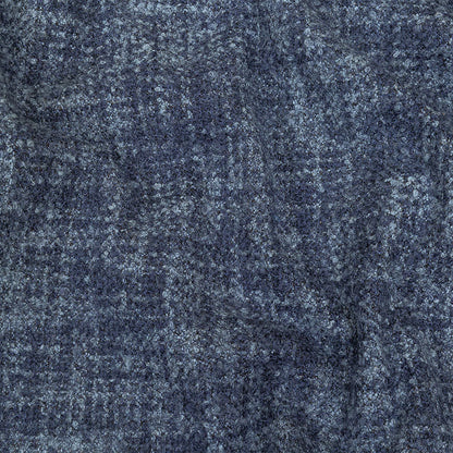 Indigo Tweedy Acrylic and Cotton Boucle