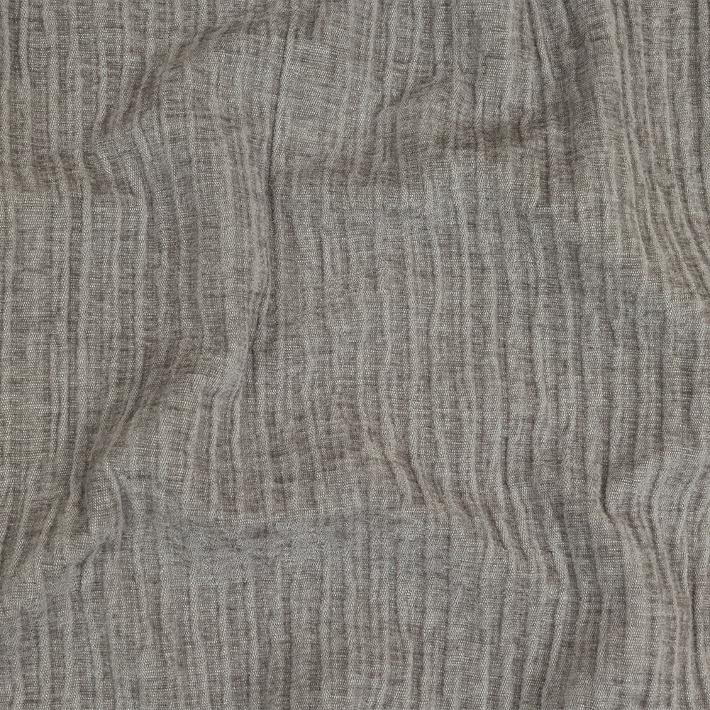 Dove Ribbed Polyester Chenille Woven