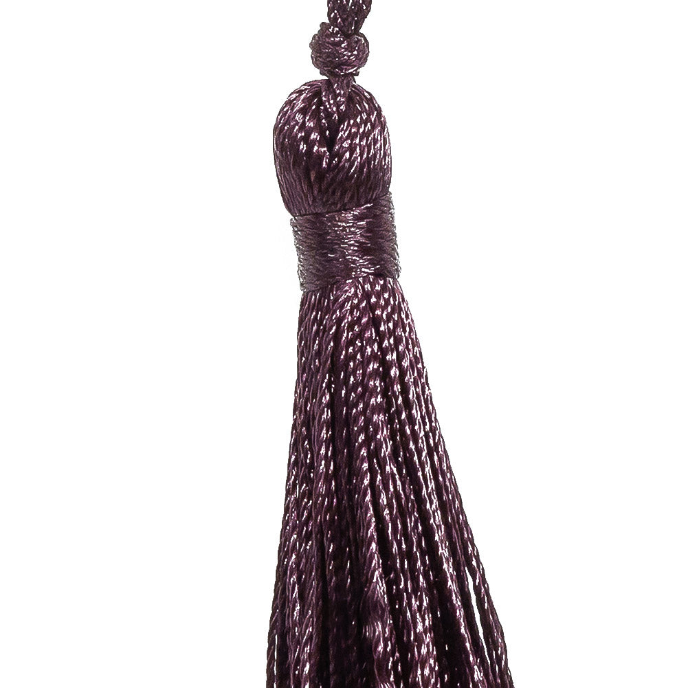 2" Eggplant Basic Tassel Detail