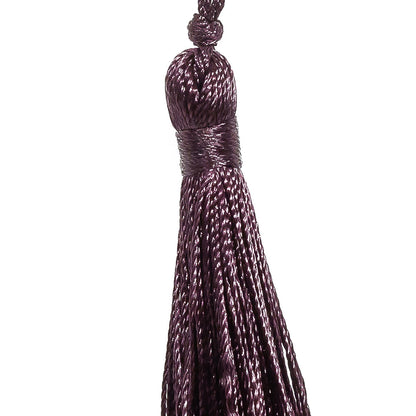 2" Eggplant Basic Tassel Detail
