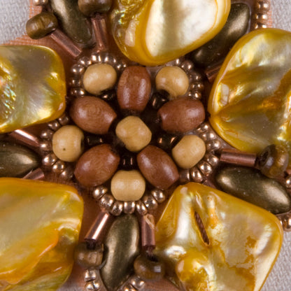 Mustard Shell Applique - Detail