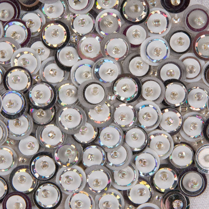 2.75 Black Sequin Applique - Detail