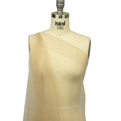 Beige Leonardo Soft Nylon Tulle - Detail