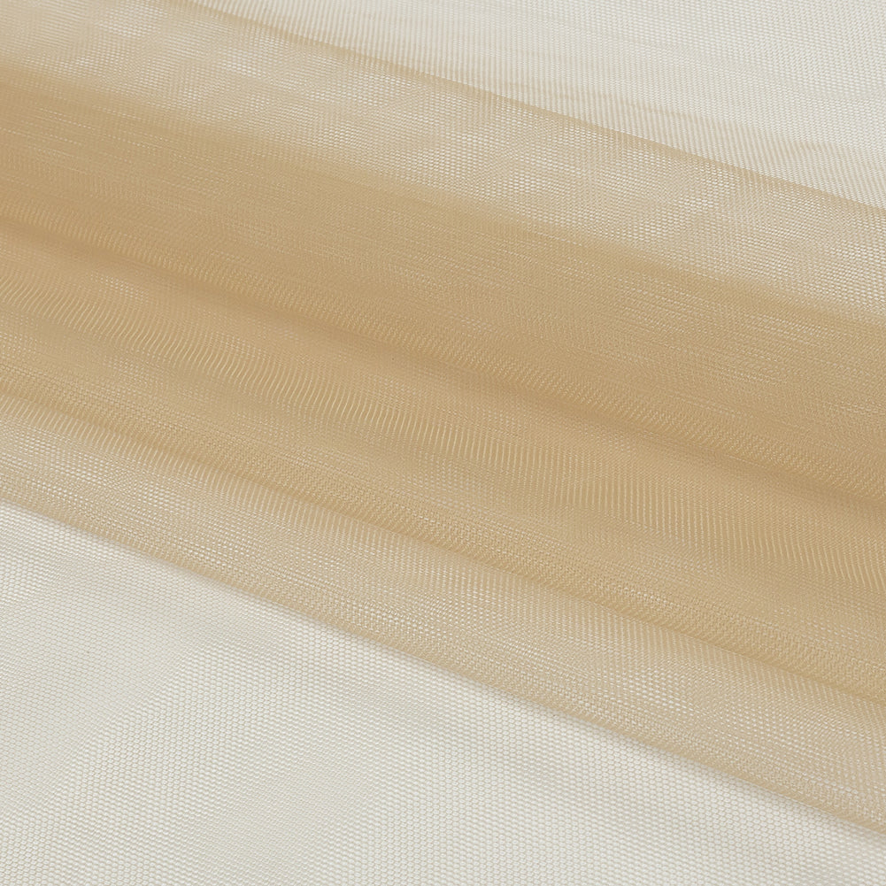 Beige Leonardo Soft Nylon Tulle - Full