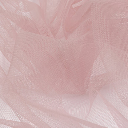 Light Mauve Leonardo Soft Nylon Tulle - Folded