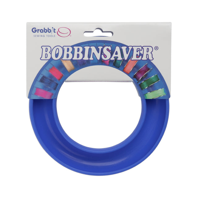 Grabbit Bobbin Saver - Bobbin Storage Ring for Regular Size Bobbins, 3/16" Diameter - Assorted Colors