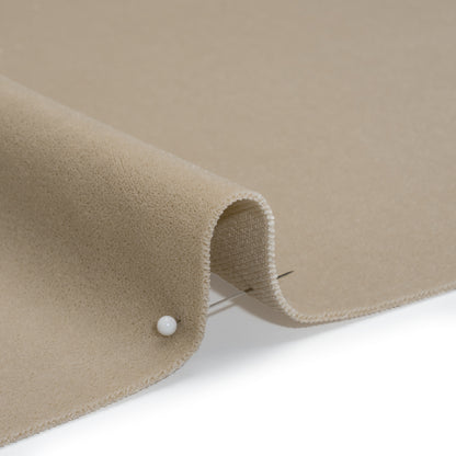 Polyester Upholstery Velvet by Crypton - Flax