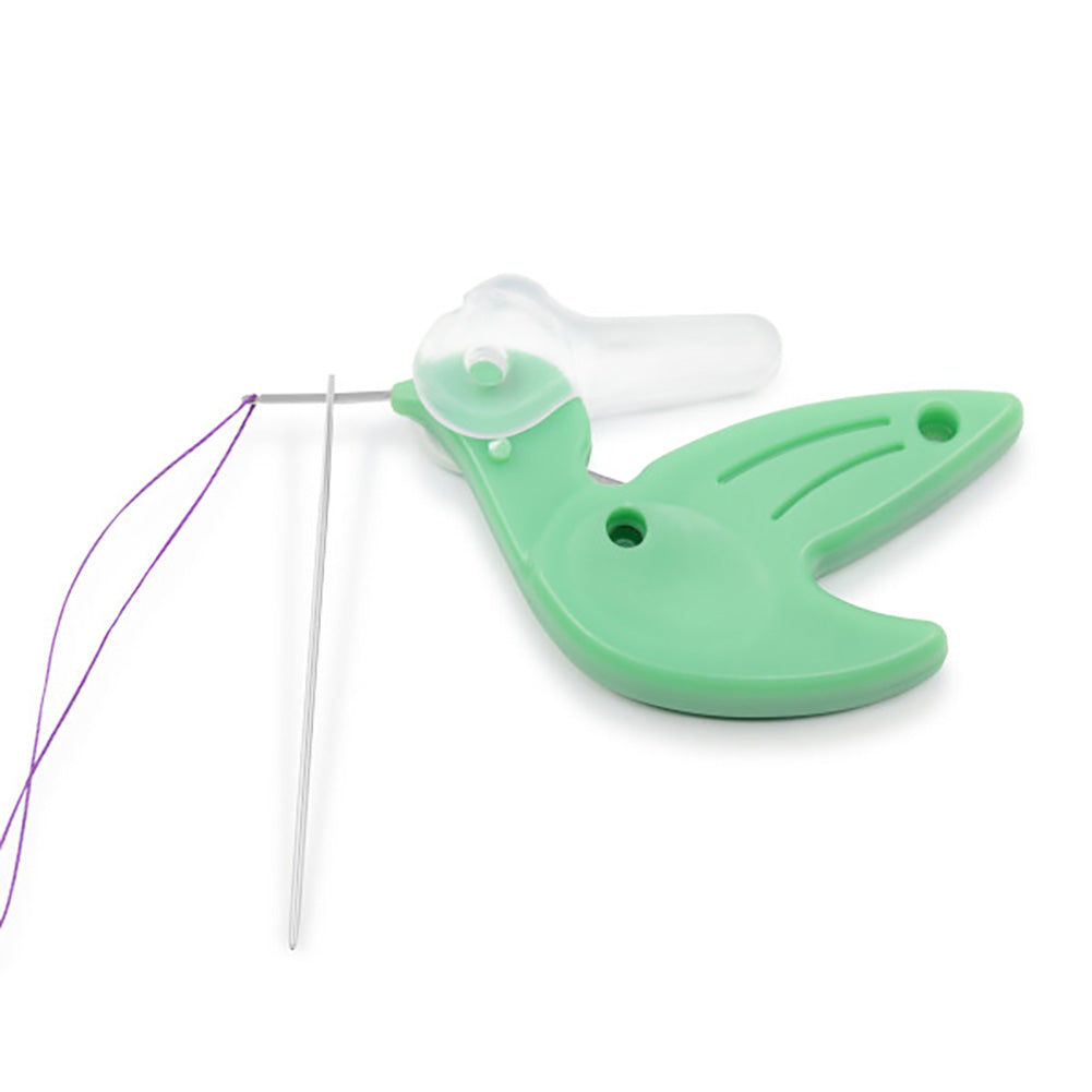 Dritz Hummingbird Needle Threader - Green - Drape