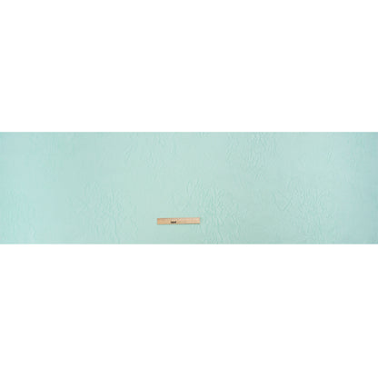 Luminous Aqua Crinkled Luxury Brocade Drape