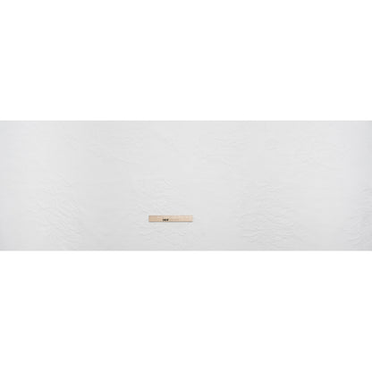 Luminous Off White Crinkled Luxury Brocade Drape