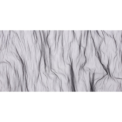 Crinkled Soft Polyester Tulle - Black - Poplar Collection Drape